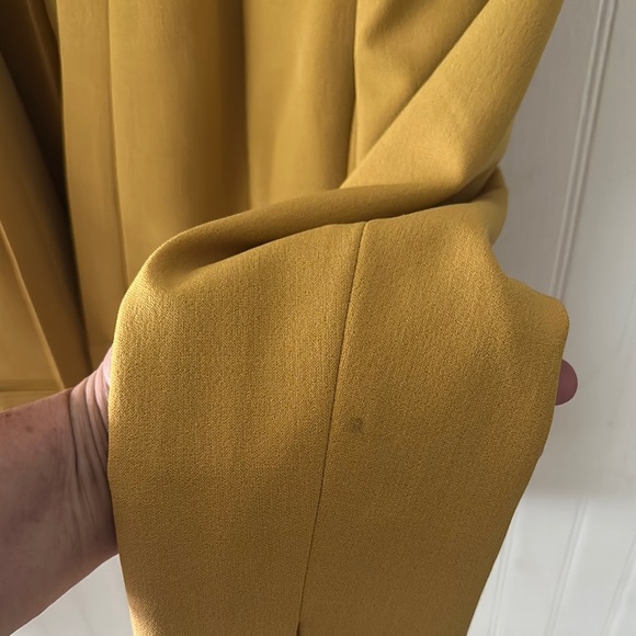 Kasper Yellow Mustard Minimalist Design Blazer sz M - Picture 13 of 15